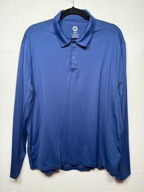 Bloq UV Men's Collared Polo Shirt, Size XL, SPF, Performance, Sun Protection